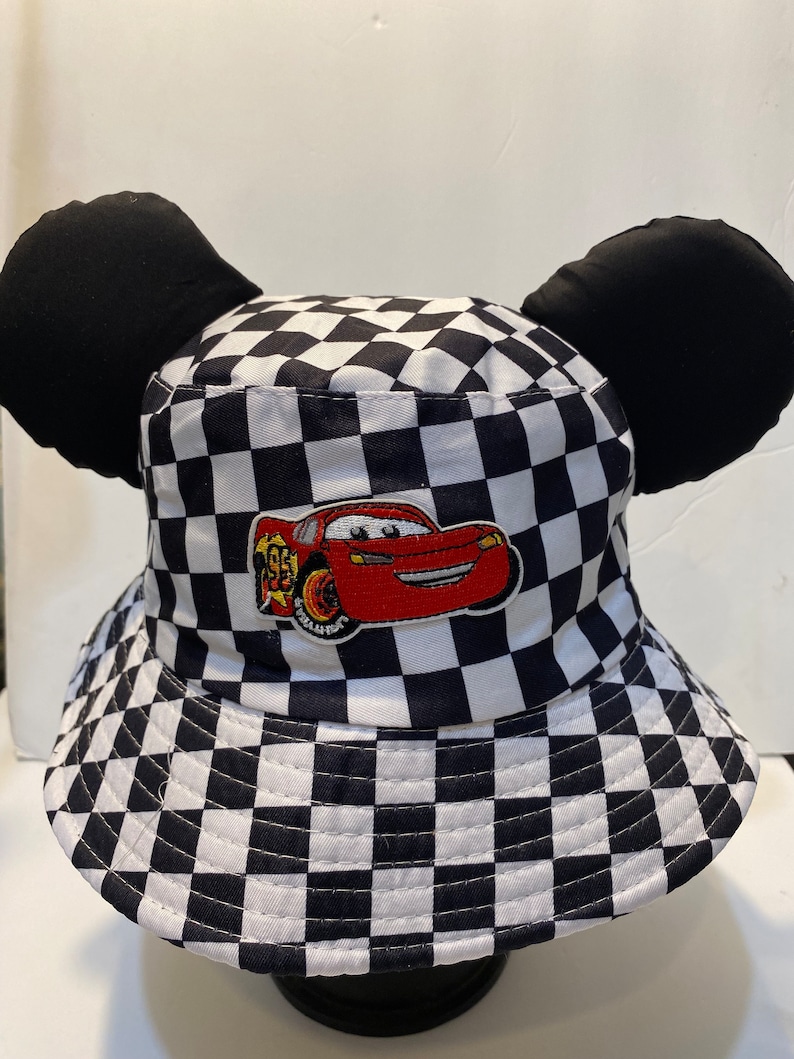 Lighting McQueen bucket hat Adult size and kid size image 4