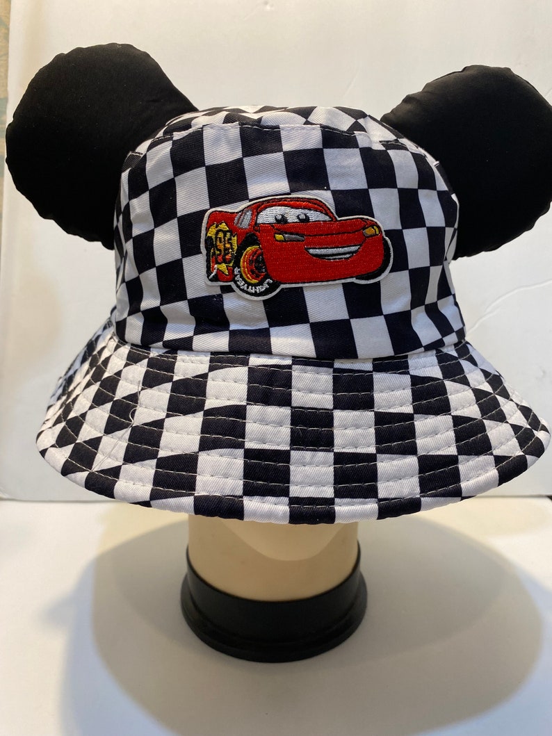 Lighting McQueen bucket hat Adult size and kid size image 3