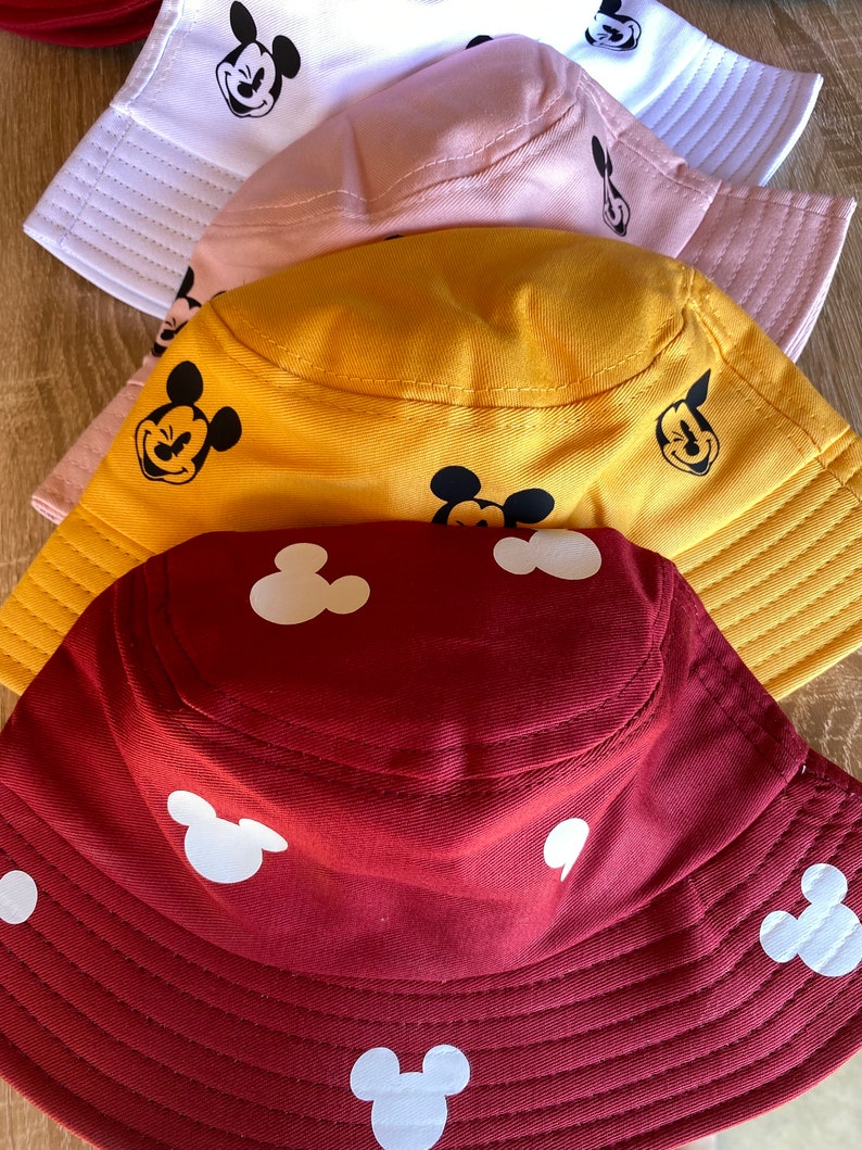 Childrens Mickey All Over bucket Hat image 2
