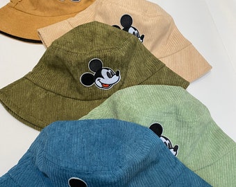 Mickey corduroy Bucket Hat