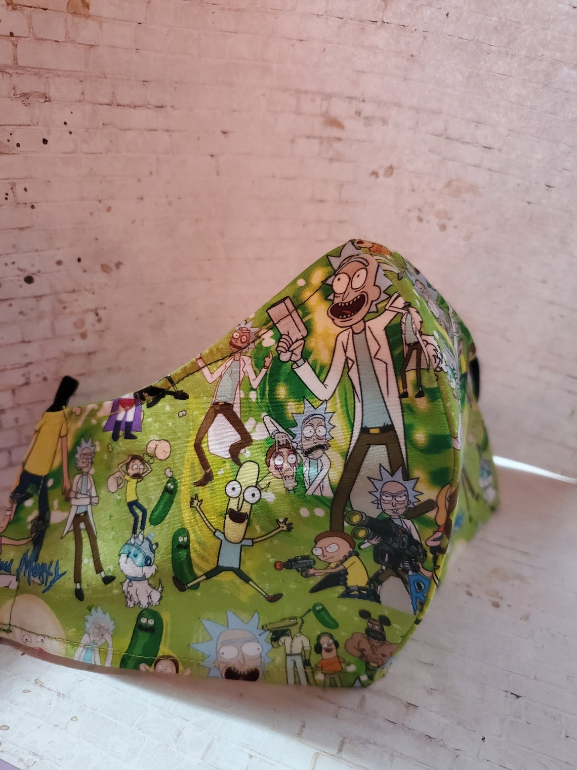 Rick & Morty Face Mask Etsy