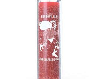 Run Devil Run Unscented Intention Prayer Candle – Make it a Kit & Add Incense and/or a Bracelet #B13