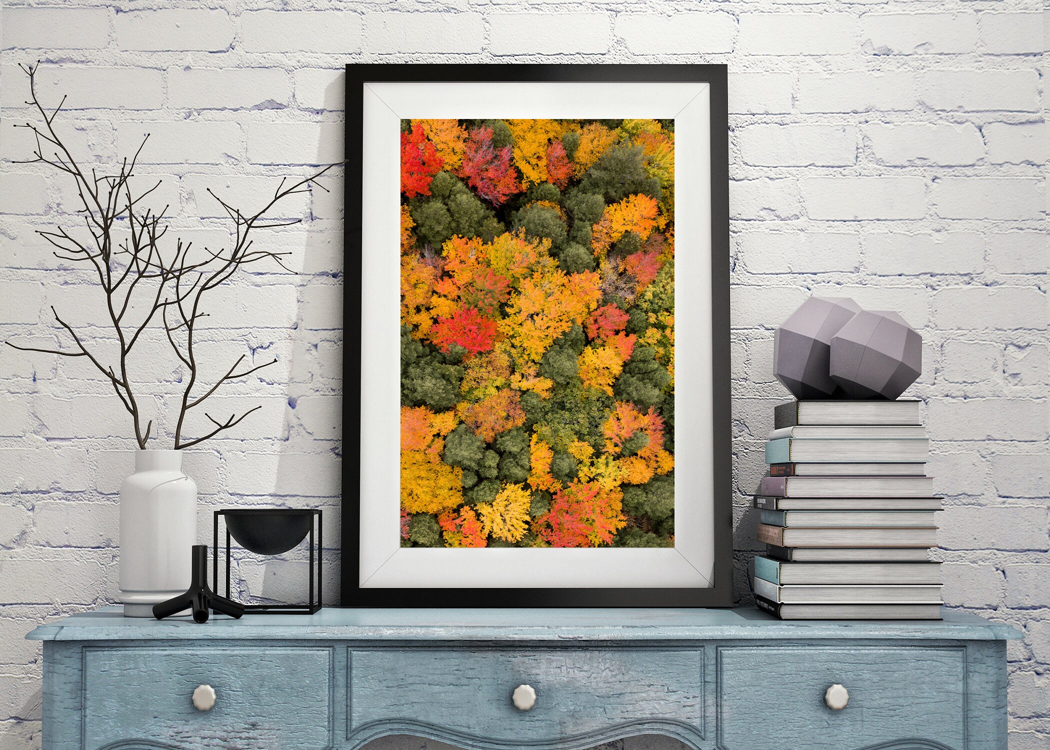 Forest wall art Forest decor Autumn Decor Forest Print Etsy