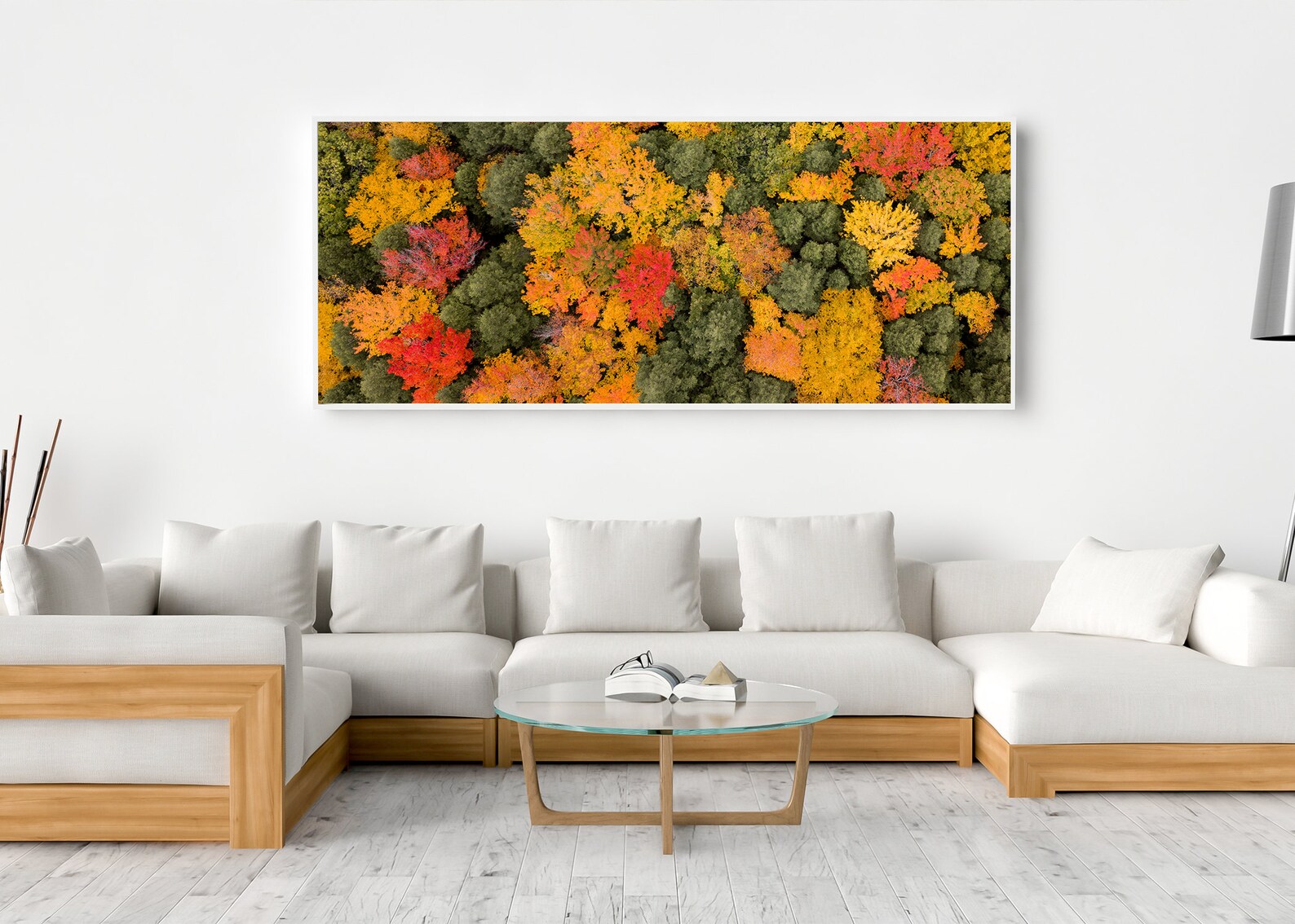 Forest wall art Forest decor Autumn Decor Forest Print Etsy