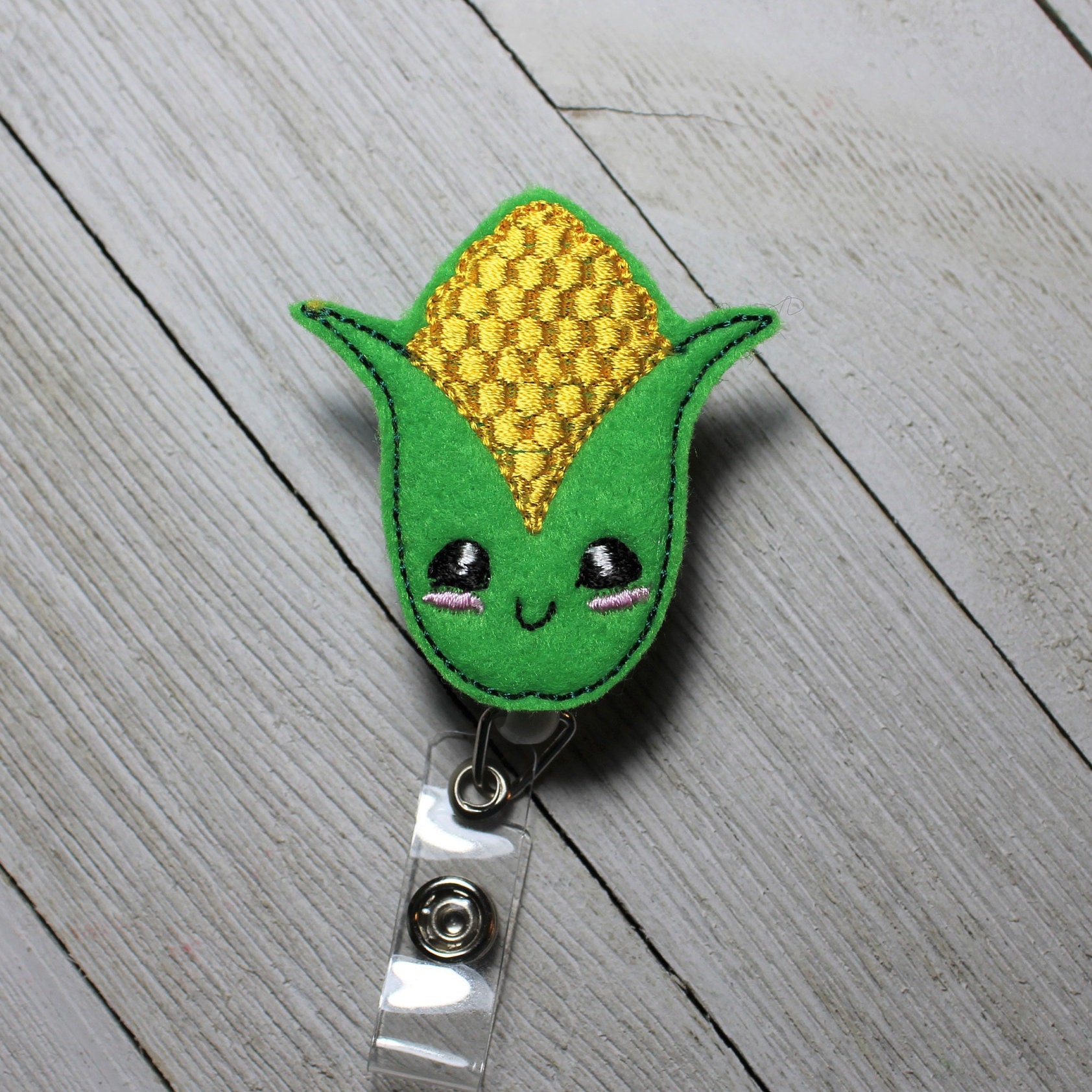 Corn Cob badge holder