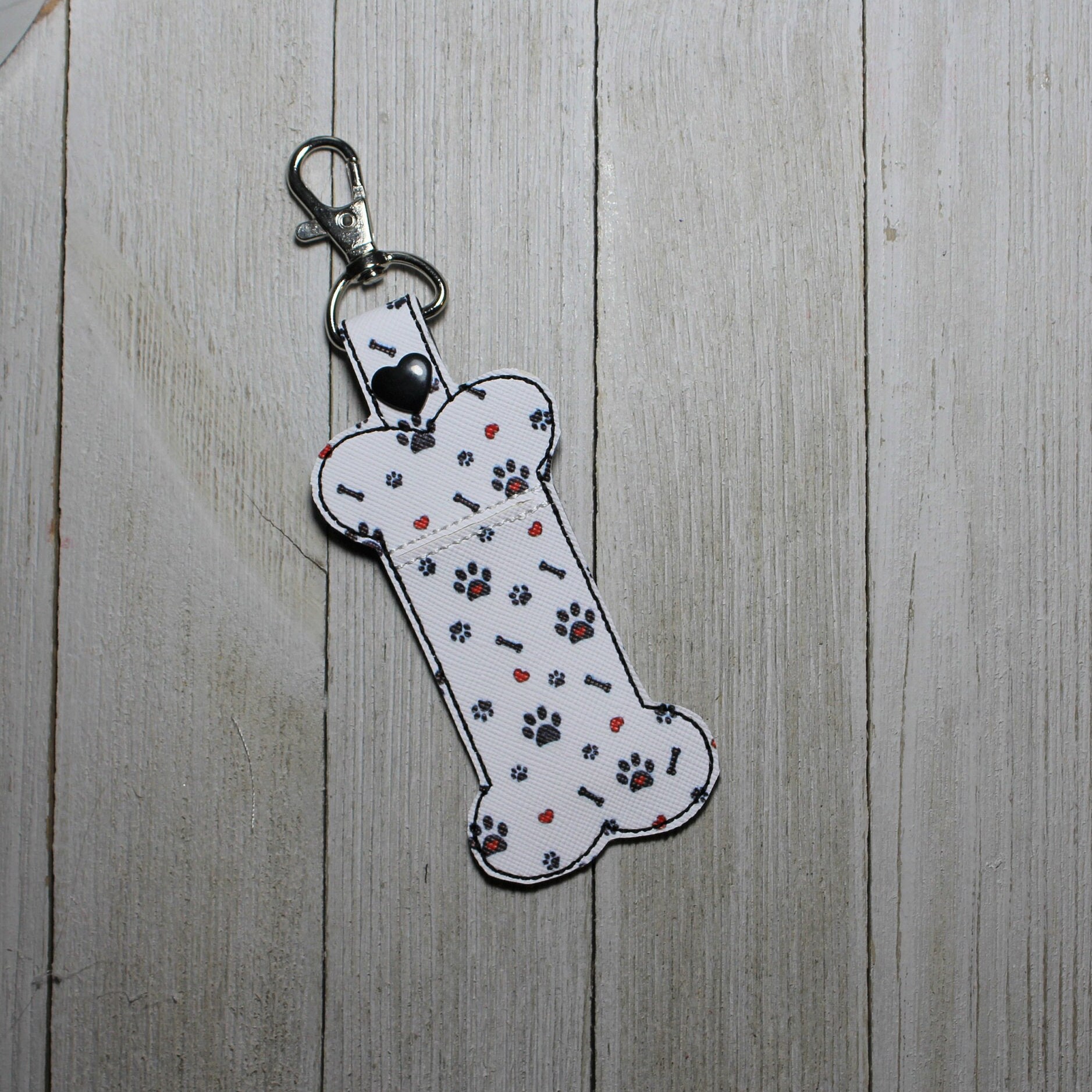 Dog bone chapstick holder Dog chapstick holder dog paw Etsy