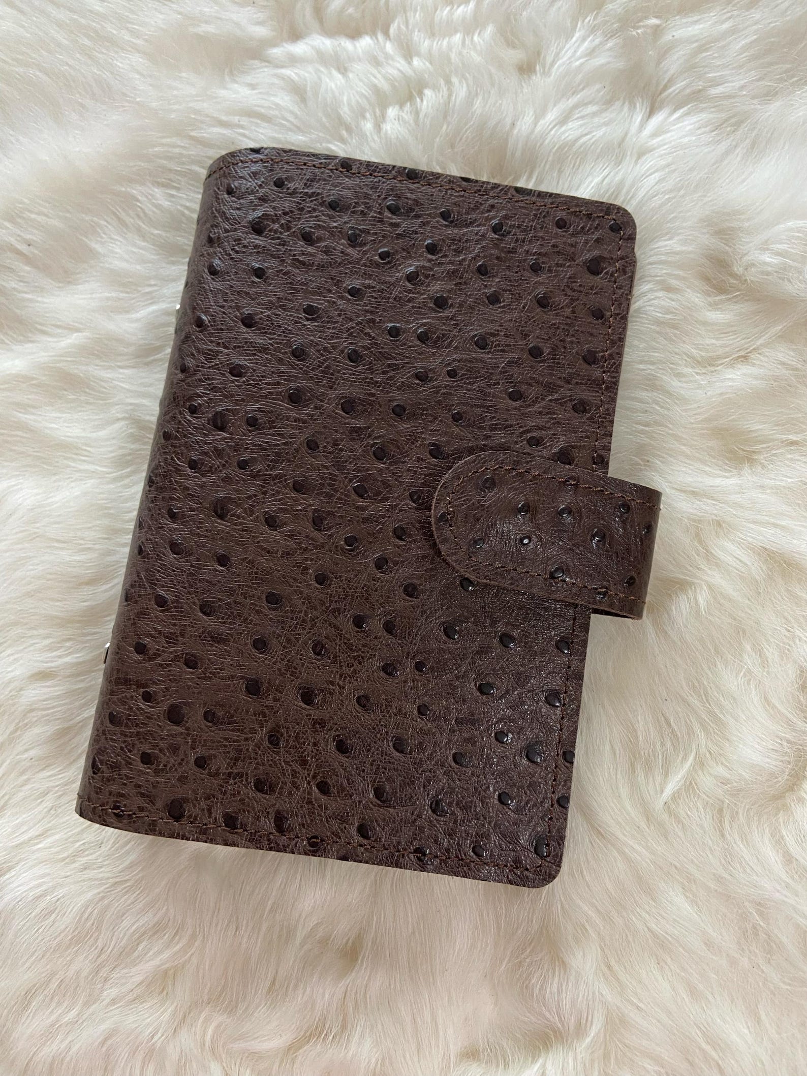 A6 Rings Genuine Leather Planner Cover: Filofax Compatible, Cow Leather ...