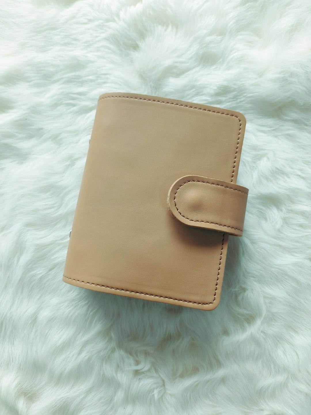 A7 Leather Ring Binder Cover: Filofax Pocket Insert, Genuine Leather ...