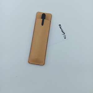 ペンスリーブ、本牛革、ペンホルダー、ポーチ、ペン1～2本収納可能 #A