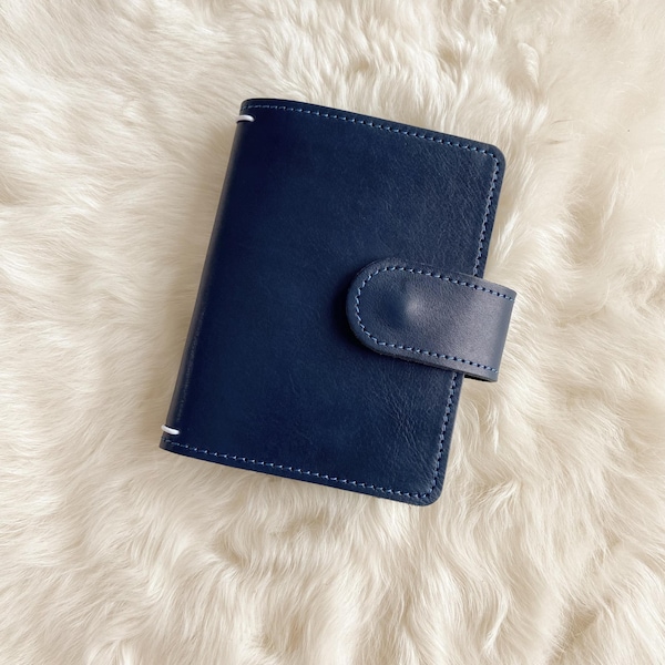 Genuine Leather Passport Holder: Traveler's Notebook Cover (3.5"x5"), #26080903