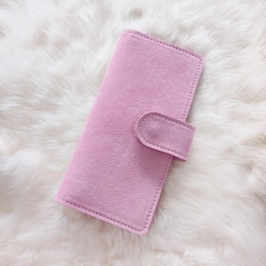 Pink Nubuck Leather Hobonichi Weeks Cover, #24122704，#J031