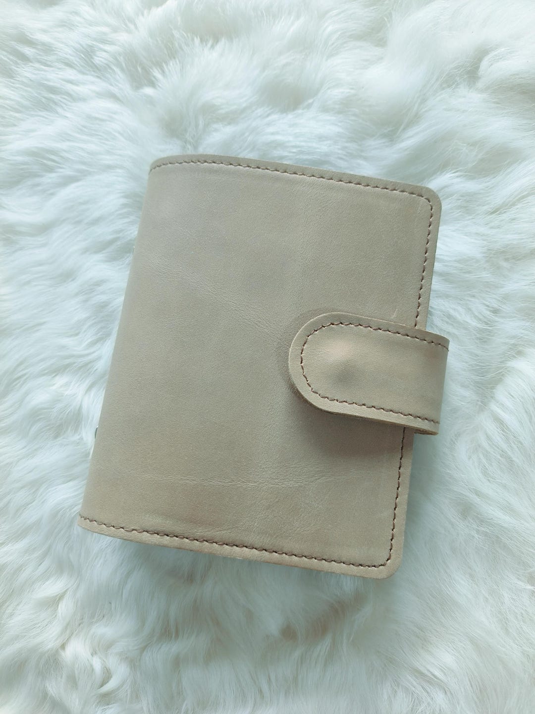 A7 Leather Ring Binder Cover: Filofax Pocket Insert, Genuine Leather ...