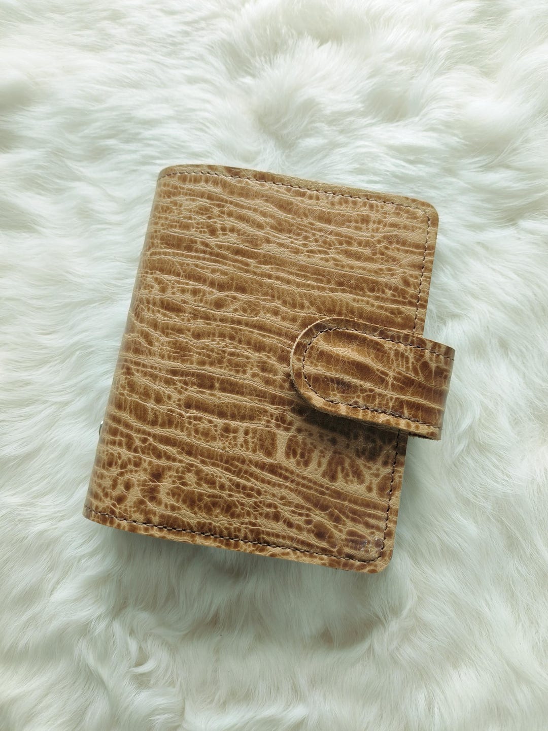 A7 Leather Ring Binder Cover: Filofax Pocket Insert, Genuine Leather ...