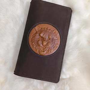 Midori Travelers Notebook Journal Cover,Genuine Leather Travelers Notebook Cover,Standard Size TN, (11cm x 21cm) #24101901