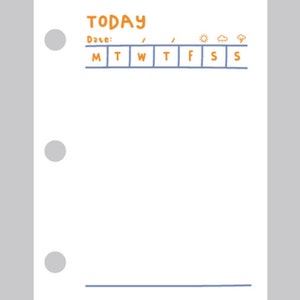 A9 Refill Inserts| Loose Leaf, 3 Hole Paper, for Planners, Diary, Journal,Organiser, Notes, Taxes
