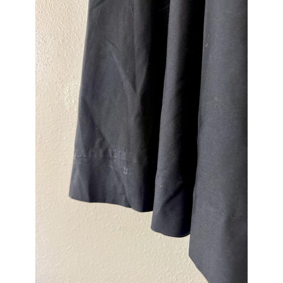 Vintage 1950s Black Full Circle Skirt in XS With Metal Zipper/ 1950s Circle Skirts View 4