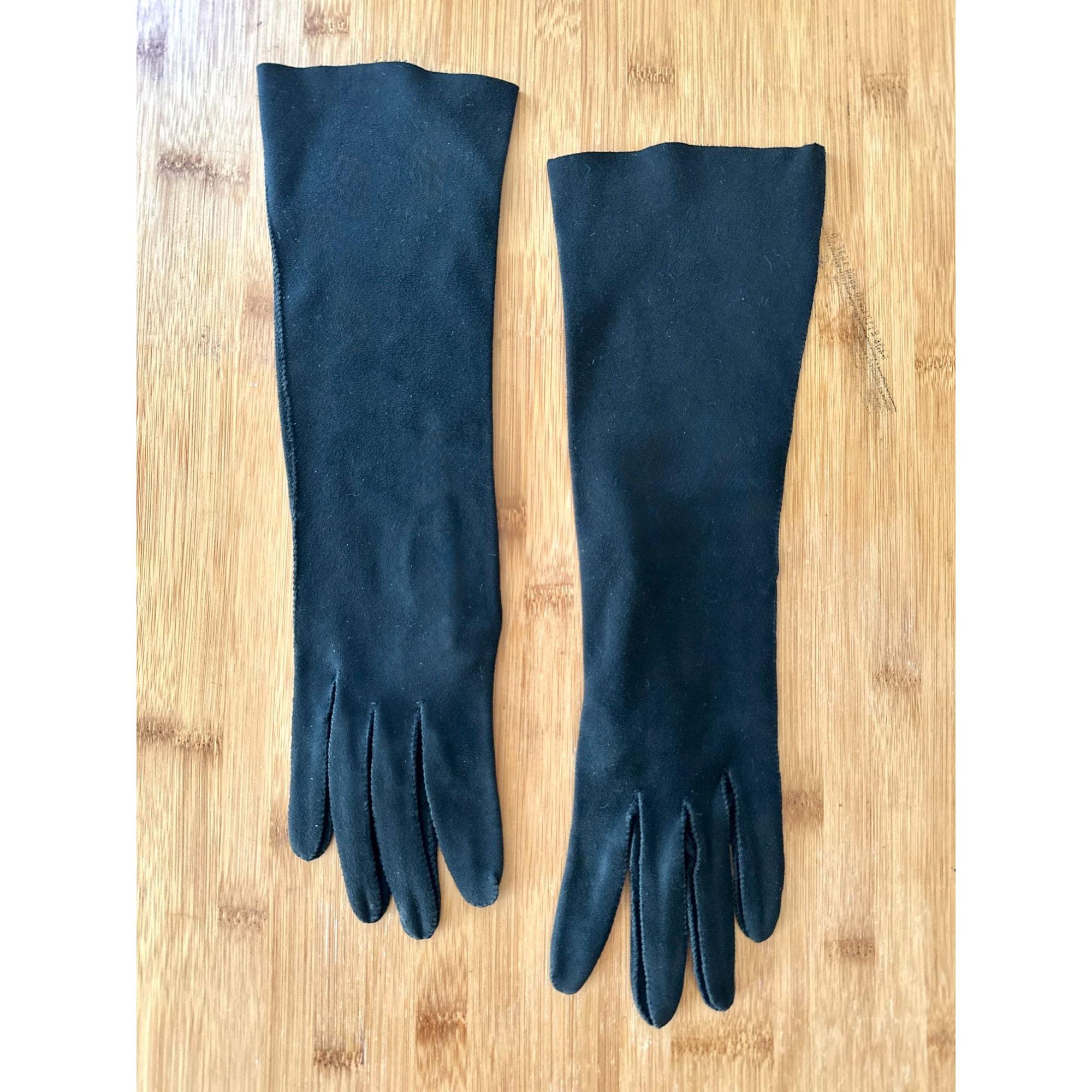 Vintage Black Gloves - Etsy