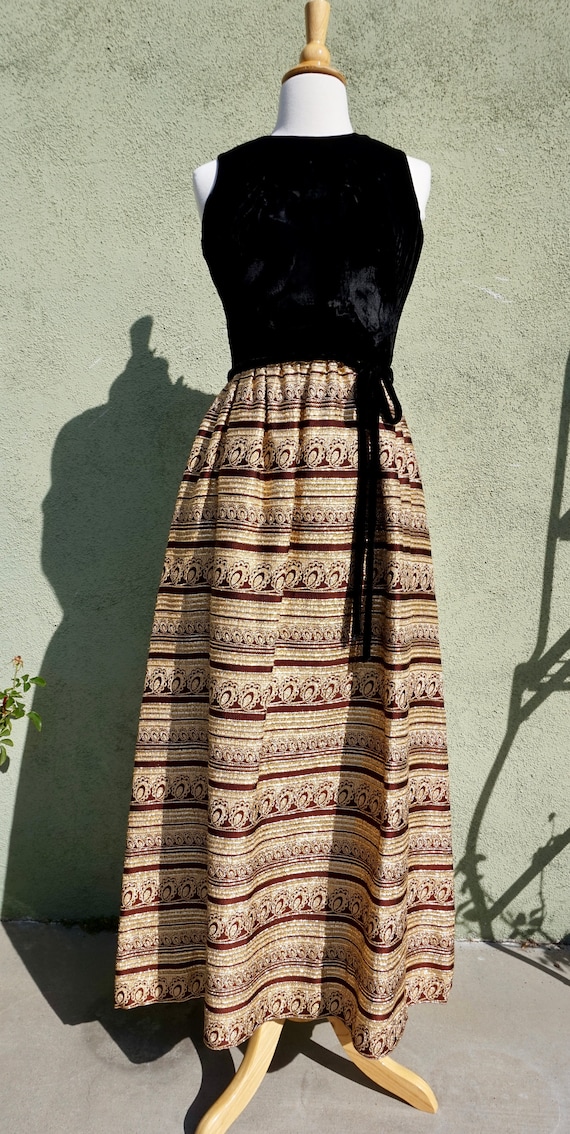 Vintage 1960s Sleeveless Maxi Dress By John Hogan
