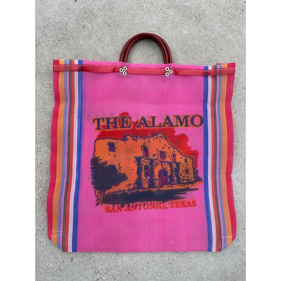 Vintage 1960s The Alamo San Antonio Texas Tote Ba… - image 1