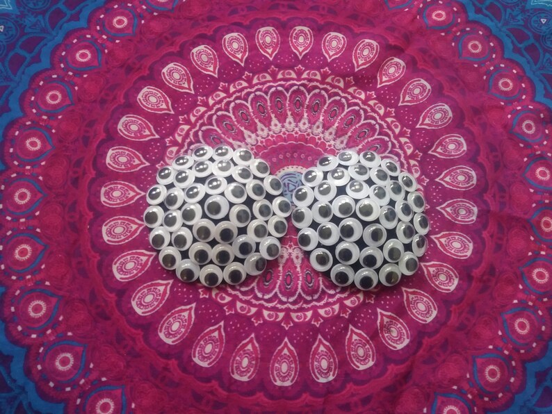 Googly eye nipple pasties / nipple covers burlesque and kink Etsy