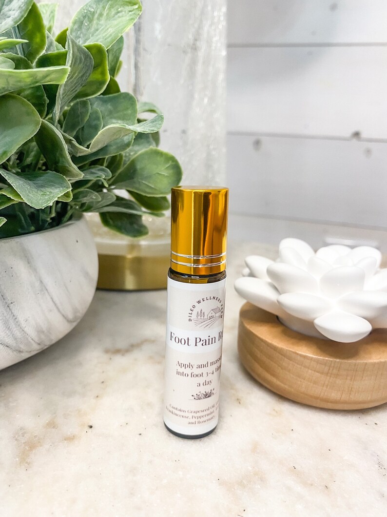 Foot Pain Relief Essential Oil Blend Plantars Fasciitis Etsy