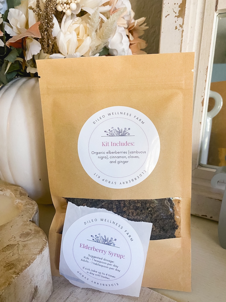 Elderberry Syrup DIY Kit Etsy