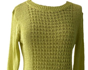 plus size lime green sweater