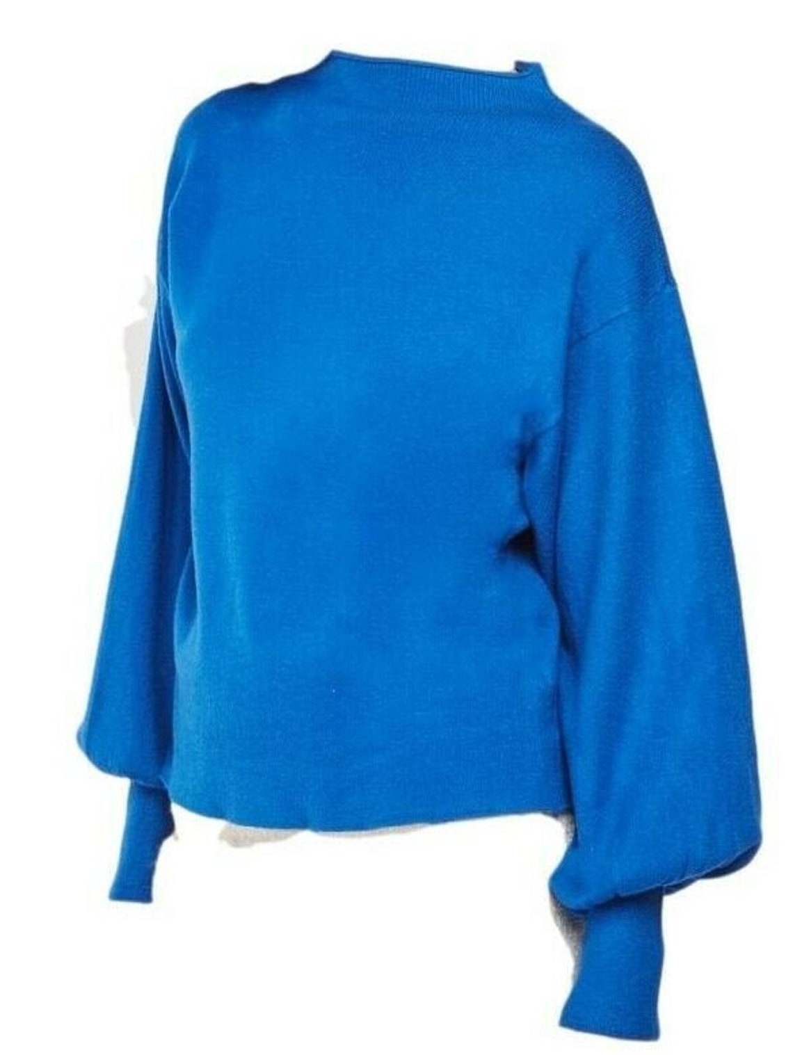 Plus Size 30/32 Jumper Cobalt Blue Soft Knit Long Sleeved | Etsy