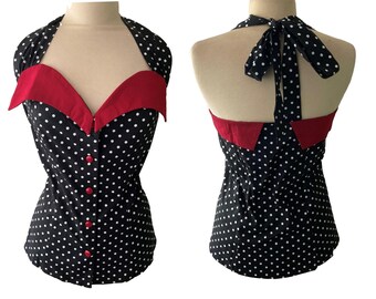 white halter top plus size