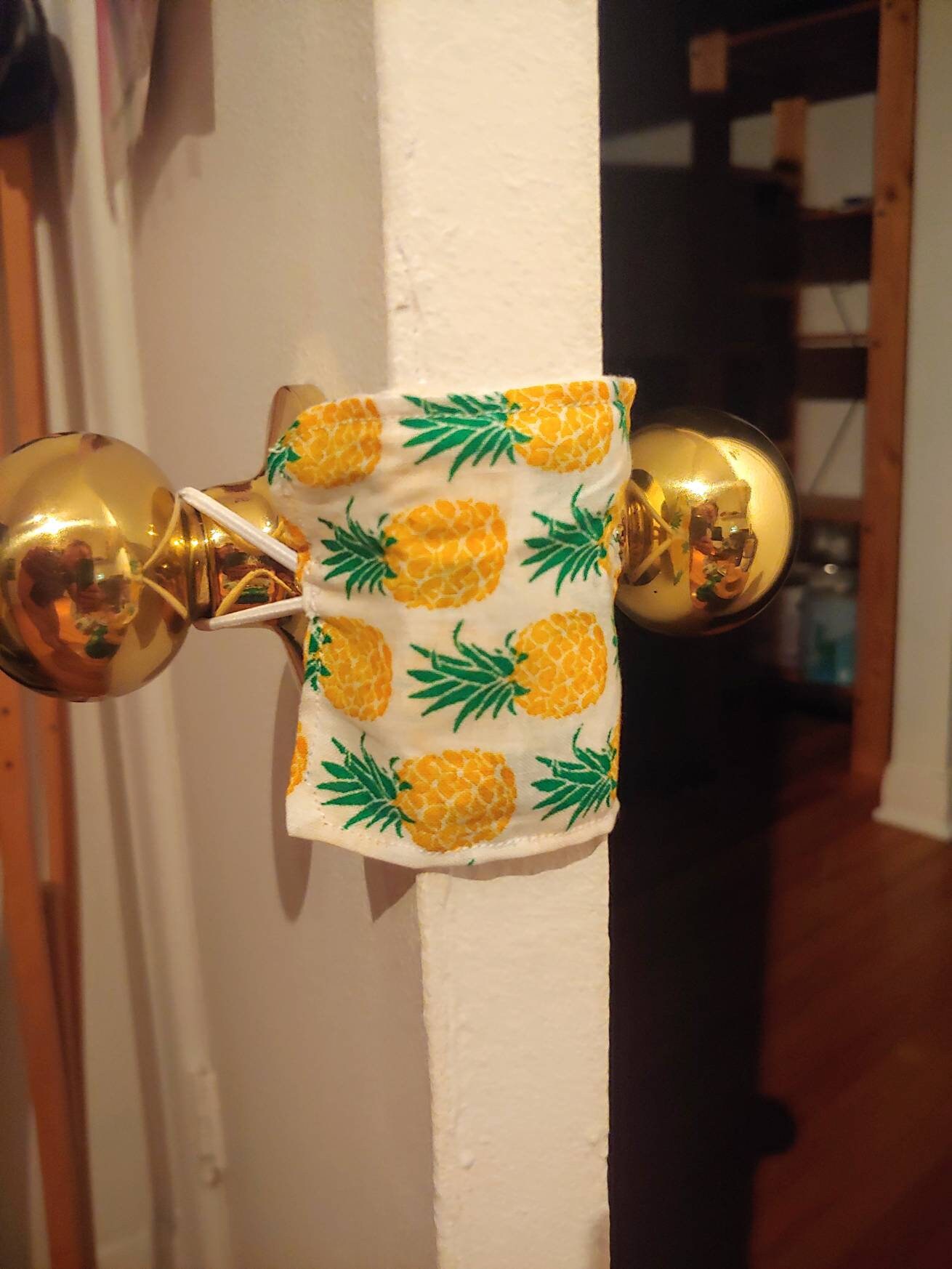 Silent Door Latch With Pineapple L Door Silencer Etsy