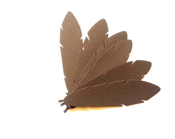 Single Feathers - Black - 2mm EVA Foam