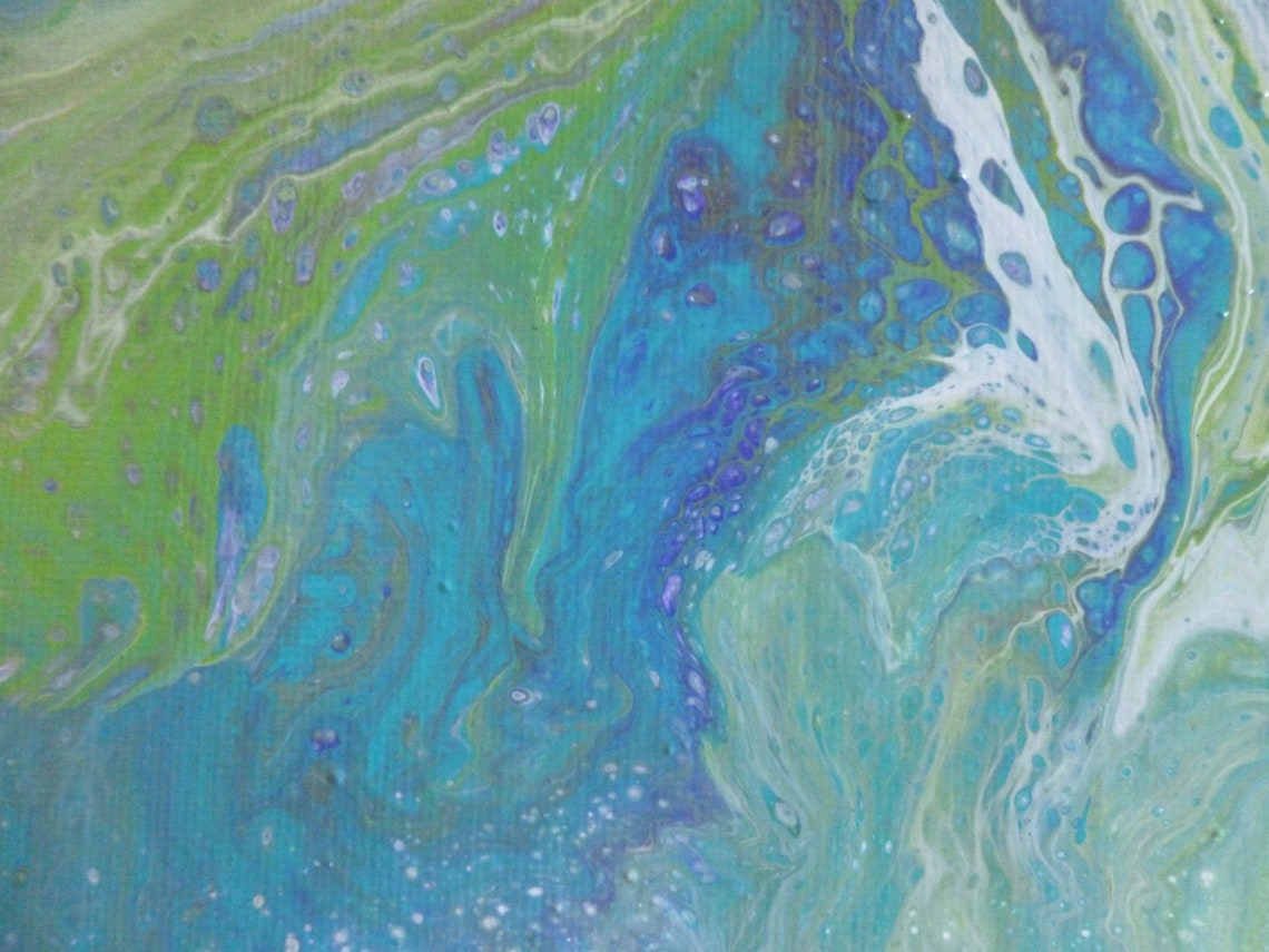 Easter Lily Original Acrylic Painting on Canvas Etsy