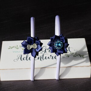 Satin headbands, ribbon flowers, kanzashi hair bows