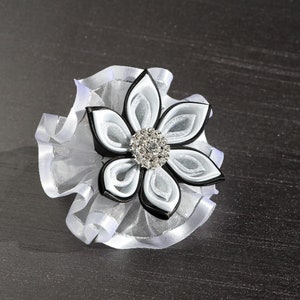 Hair bows, hair clip flowers, ribbon bow, kanzashi flowers