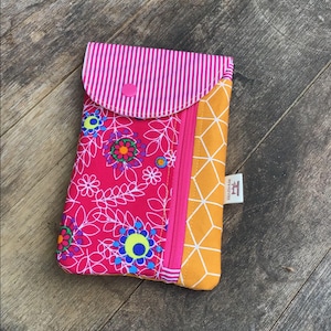 Handytasche „Smartkram“, Pink, Gelb