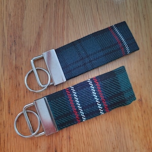 Porte-clés écossais en tartan : porte-clés en laine fait main