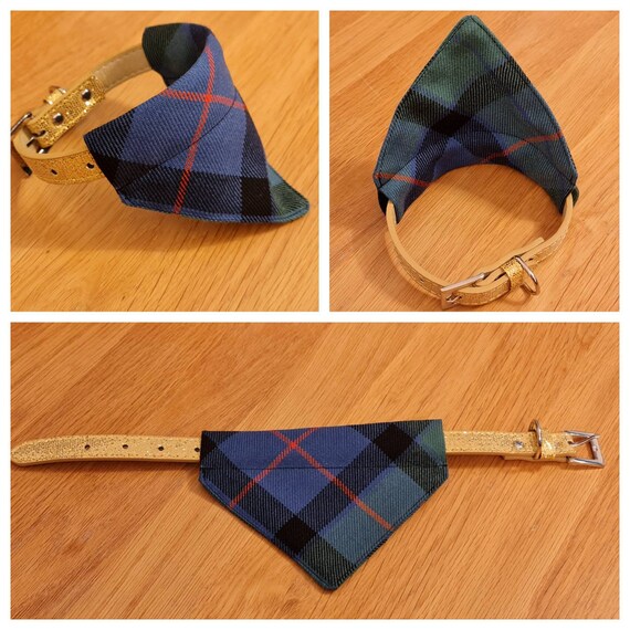 Flower of Scotland Tartan Dog Bandana Neckerchief Tartan Dog Etsy