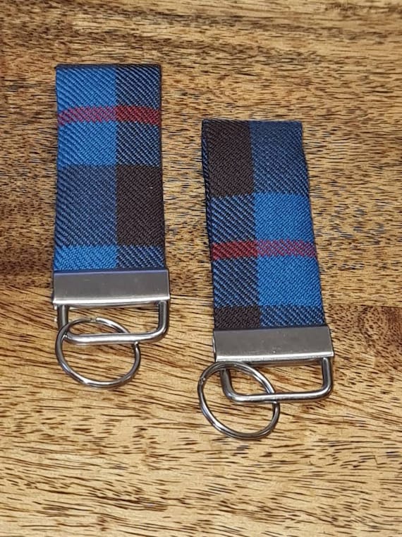 Elliot Ancient Tartan Key Fob Scottish Tartan Keyring Tartan Key