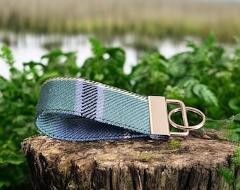 Llavero Douglas Tartan hecho a mano: llavero de lana escocesa