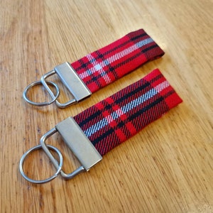 Cunningham Tartan Fob |Scottish Tartan Keyring | Tartan Key Ring | Tartan Luggage Tag | Keyfob | Keychain | Plaid | Lanyard