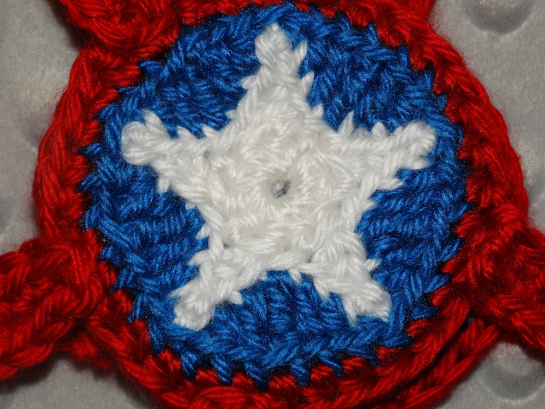 Red White /& Blue Star Custom Baby Crochet Outfit for Newborn Photos MADE TO ORDER-Newborn Infant Wrestling Headgear
