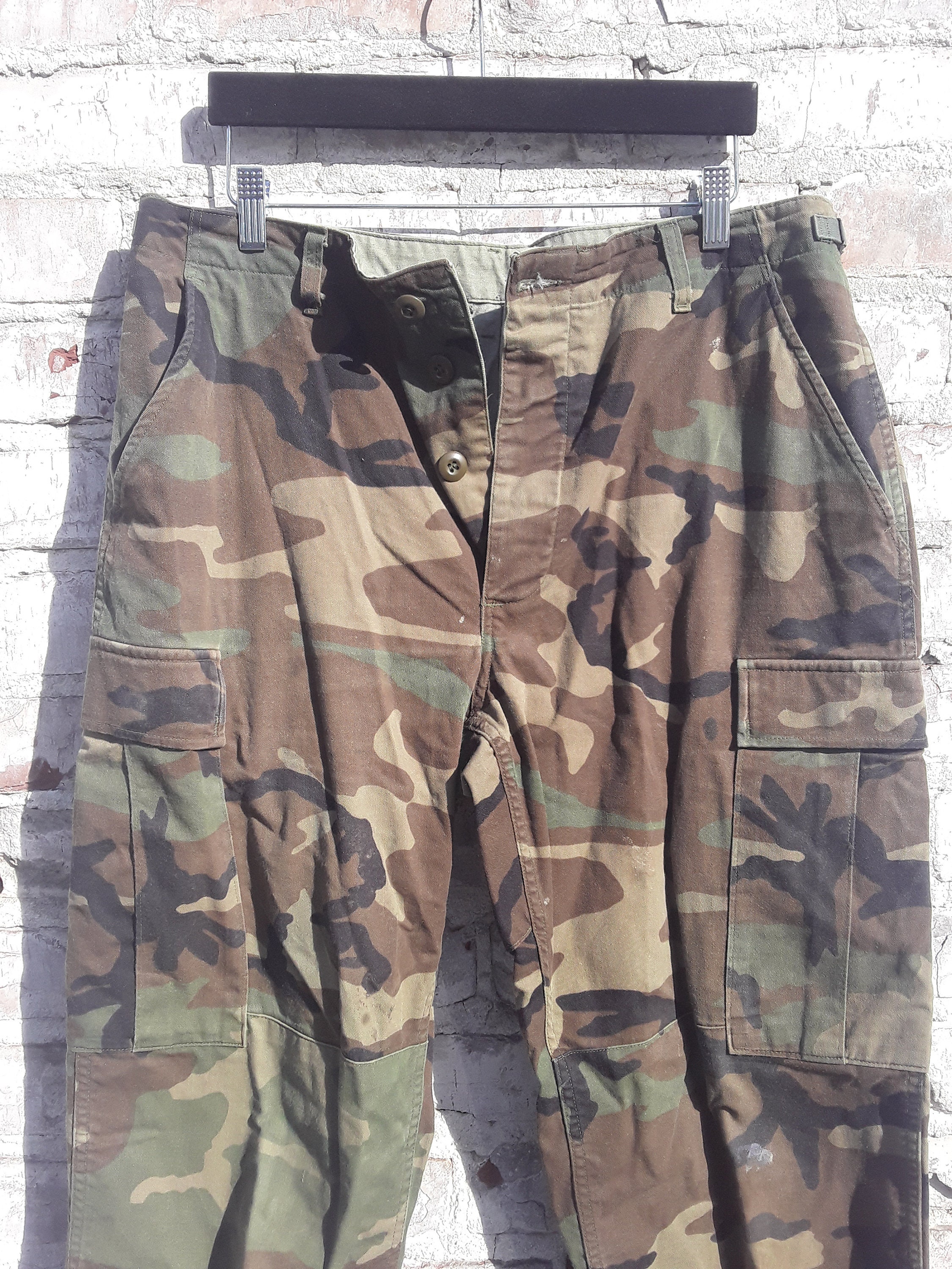distressed cargo pants