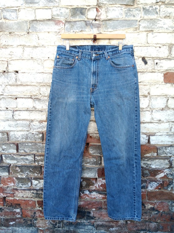 90s Levi's 505 Jeans Mens Waist Size 34 - image 5