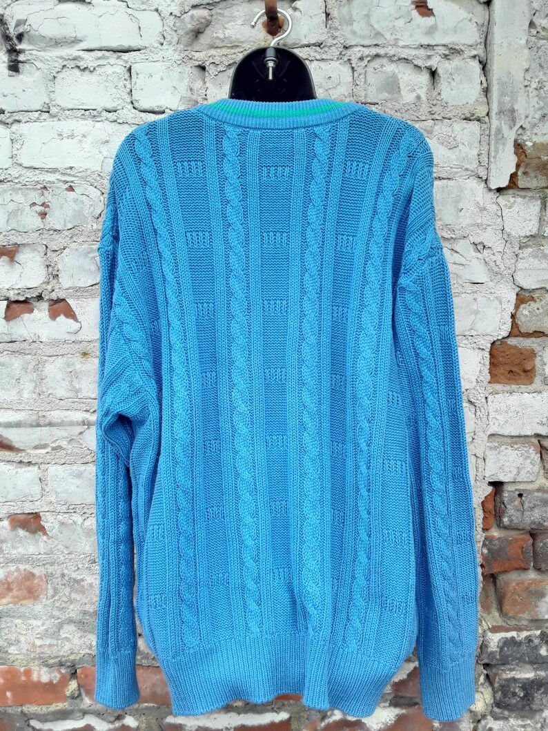 80s Oversize Cardigan Sweater Women/'s Size Medium M 6 8