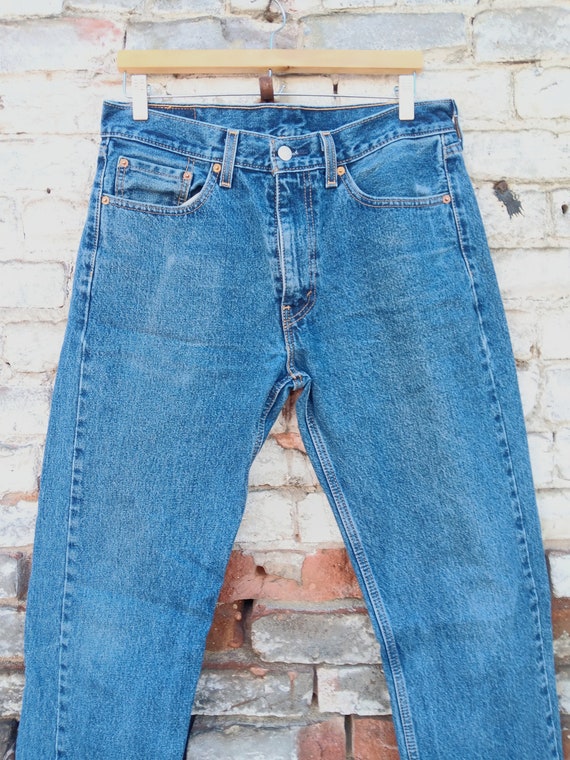 90s Distressed Men's Levis 505 Jeans Size 33