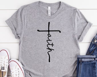Faith Shirt. Blessed Shirts. Religious Shirts. Christian Shirt. Thankful Shirt. Grateful Shirt. Jesus Lover Shirt. Faith Shirts for Women