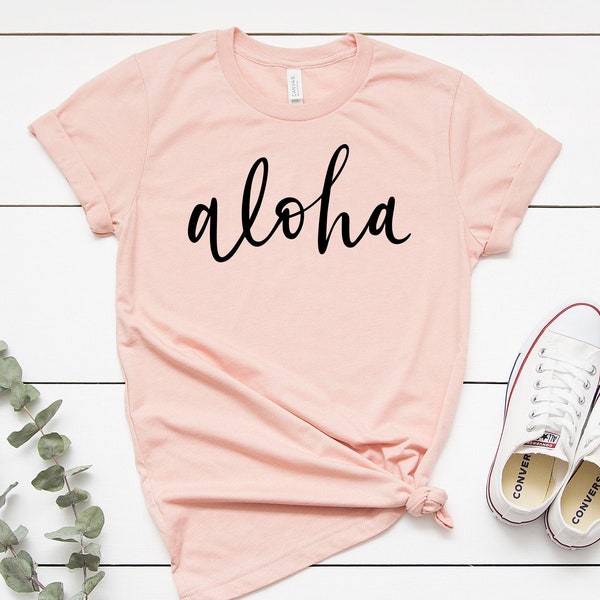 Aloha Shirt. Hawaii Aloha T-Shirt. Spring Shirt. Summer Shirt. Teen Shirt. Women's Shirt. Boho Shirt. Aloha Tee. Hawaiian Shirt