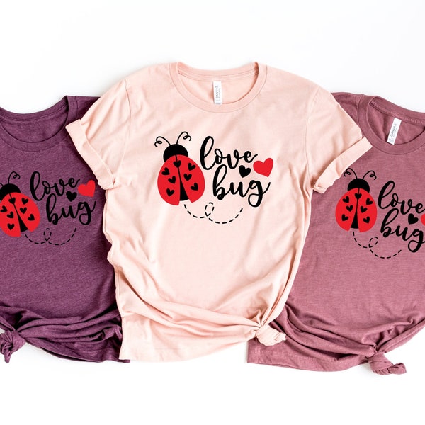 Love Bug Shirt, Valentine Shirt, Happy Valentines Day, Valentines Outfit, Cute Valentine Shirt, Ladybug Shirt, Little Love Bug