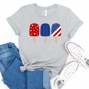 Red White Blue Popsicle Shirt, 4th Of July Shirt, USA Patriotic Shirt, Fourth Of July Shirt, Independence Day Shirt, Memorial Day Shirt