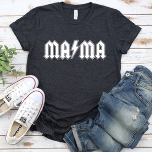 Mama Shirt, Mama Thunderstruck Shirt, Rocker Mama Shirt, ACDC Mama Shirt, Rock Mama Shirt, Mothers Day Gift, Funny Mama Outfit, Mom Shirt
